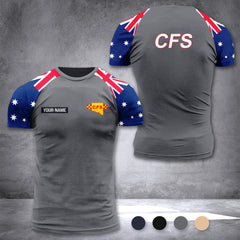 Country Fire Service Australia customize T-shirt 355