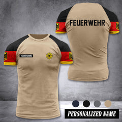 Firefighter Germany customize T-shirt 355