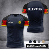 Firefighter Germany customize T-shirt 355