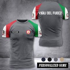 Firefighter Italy customize T-shirt 355