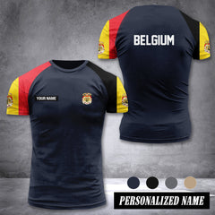 Belgium customize T-shirt has raglan sleeves 265