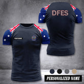 Department of Fire and Emergency Services Australia customize T-shirt 355