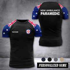 NSW Ambulance Service Australia customize T-shirt 355