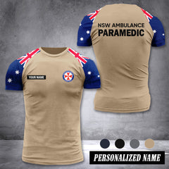 NSW Ambulance Service Australia customize T-shirt 355