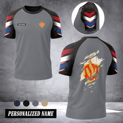 Firefighter Netherlands customize T-shirt has raglan sleeves 265