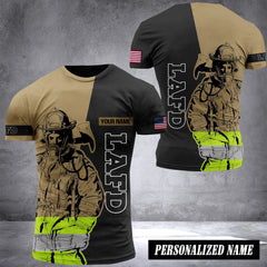 LAFD Los Angeles Fire Department customize T-shirt 144
