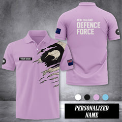 NZ Defence Force customize polo back