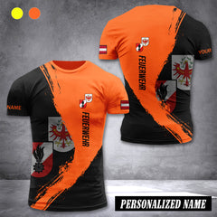 Firefighter Tyrol Austria customize T-shirt 3d 285