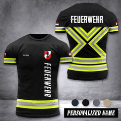 Firefighter Austria customize T-shirt 186