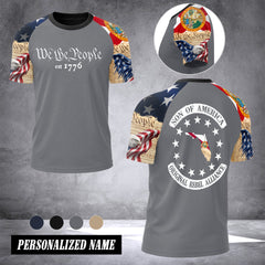 Florida we the people T-shirt has raglan sleeves MRI