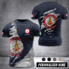 Firefighter Italy customize T-shirt 306