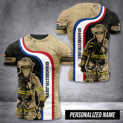Firefighter Netherlands customize T-shirt FM