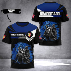 Firefighter Norway customize T-shirt 176
