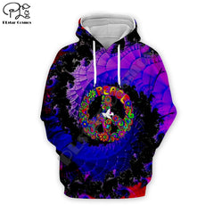 HIPPIE HOODIE 3D PRINTED-HP112