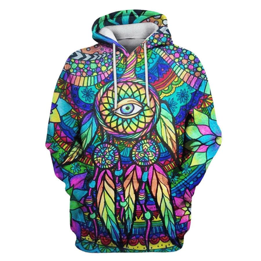HIPPIE HOODIE 3D PRINTED-HP2