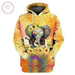 HIPPIE HOODIE 3D PRINTED-HP9