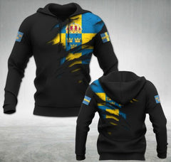 SWEDEN HOODIE hoodie 3d printed