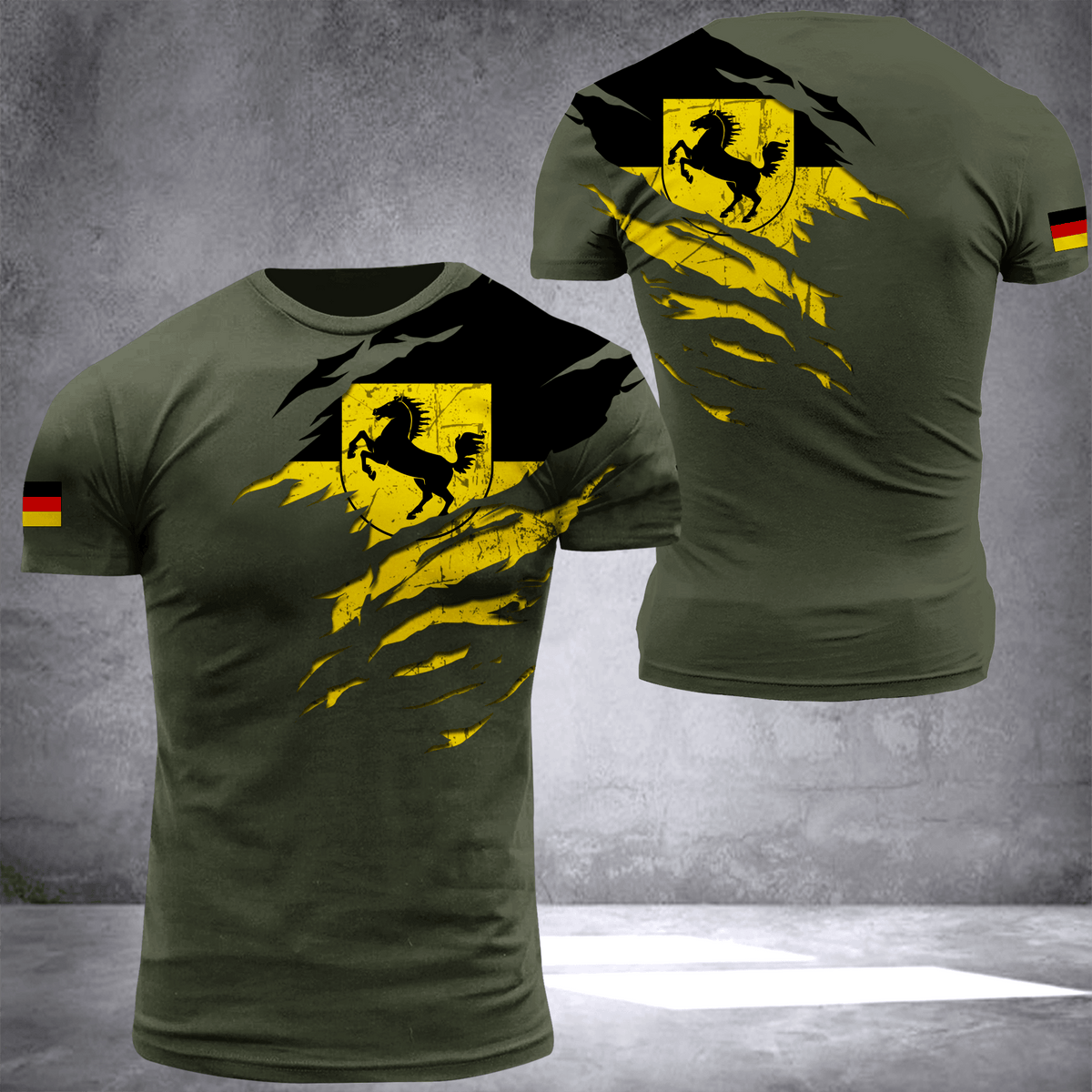 Stuttgart Flag T-shirt I02