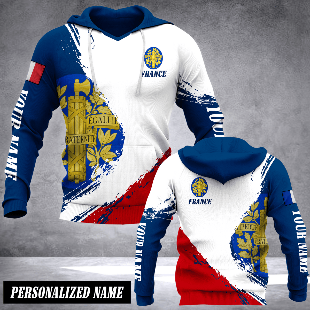 France HOODIE Customize hoodie 3d printed fly