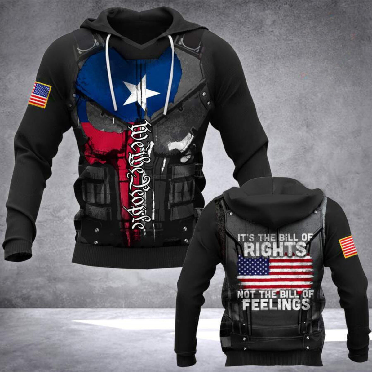 Texas HOODIE hoodie 3d printed right