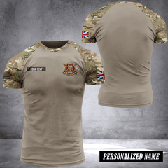 British army camo customize T-shirt