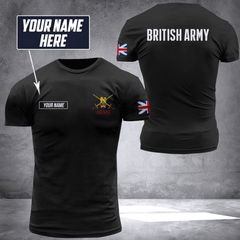 British army camo customize T-shirt