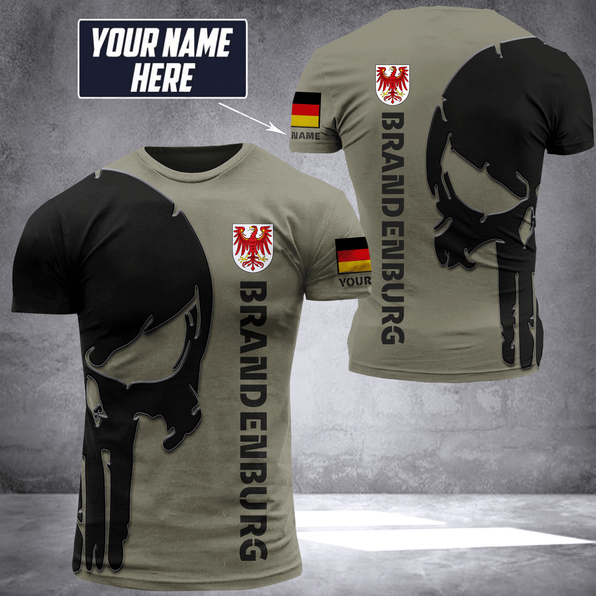 Brandenburg pun customize T-shirt