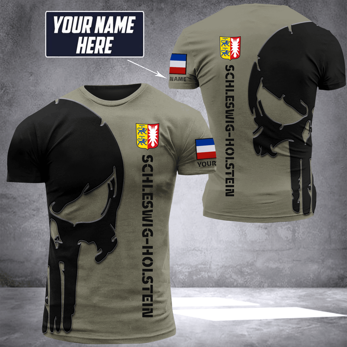 Schleswig Holstein pun customize T-shirt
