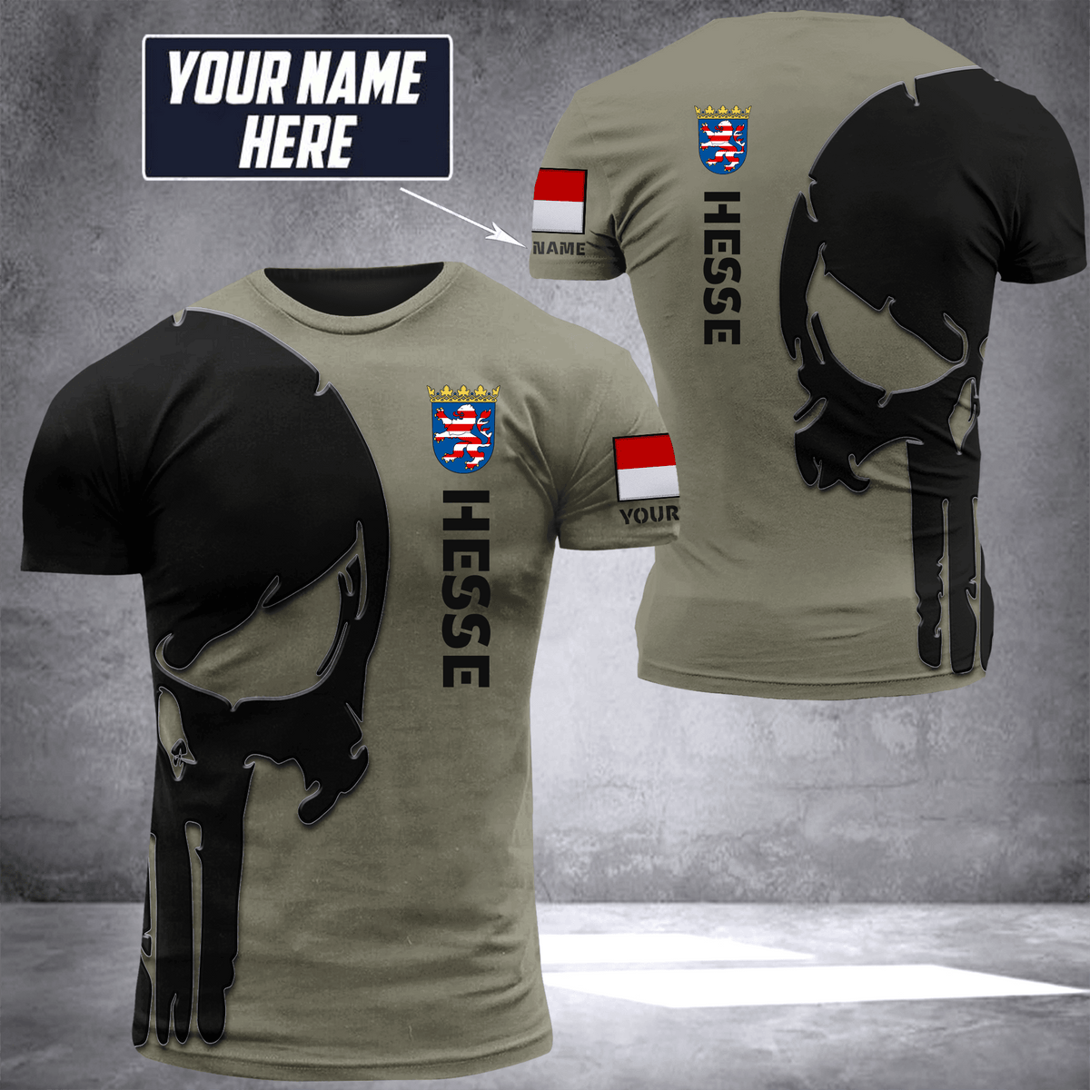 Hesse pun customize T-shirt