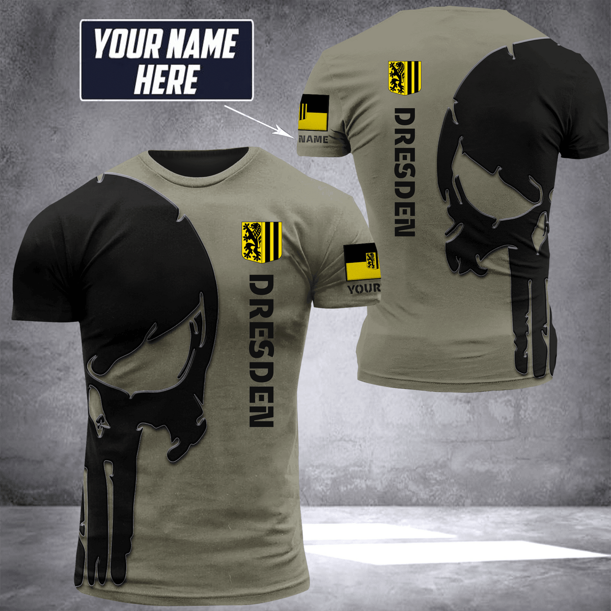 Dresden pun customize T-shirt