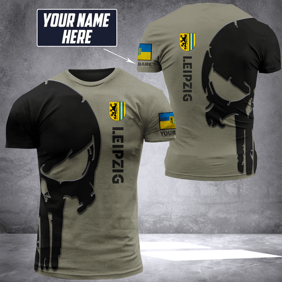 Leipzig pun customize T-shirt