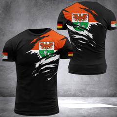 Oberhavel Germany National Flag T-shirt I02