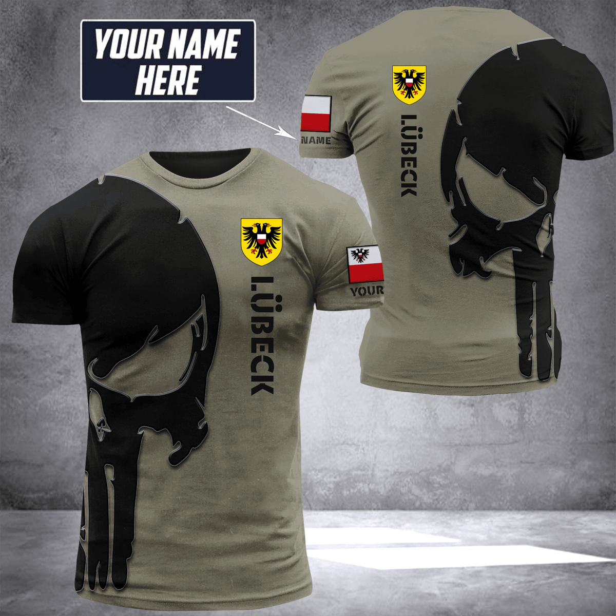 Lübeck pun customize T-shirt