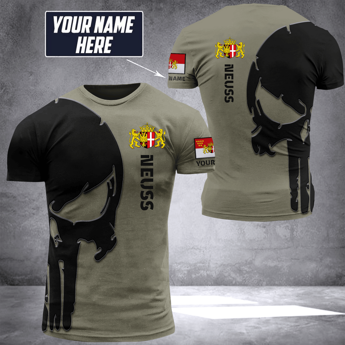 Neuss pun customize T-shirt