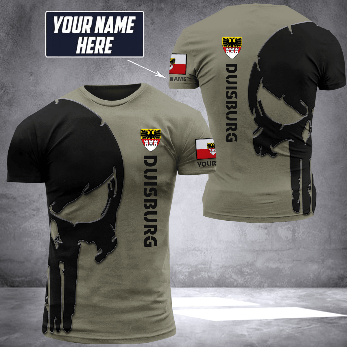 Duisburg pun customize T-shirt