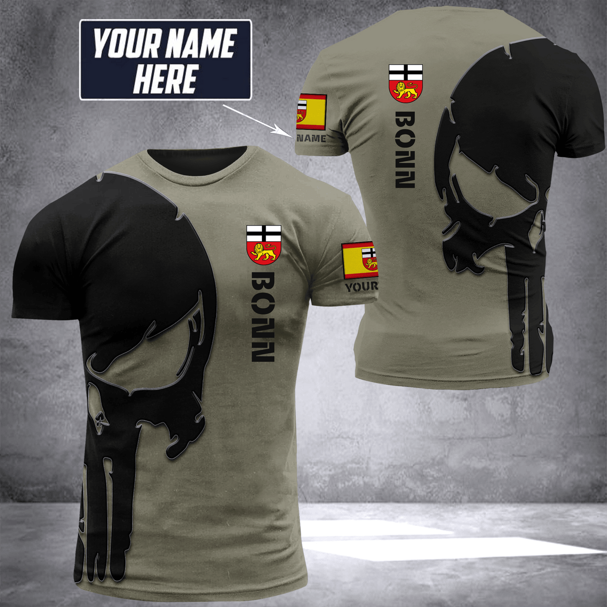 Bonn pun customize T-shirt