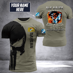 bayern bavaria pun customize T-shirt