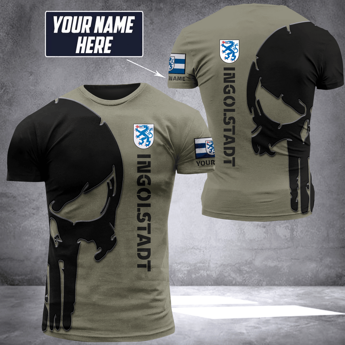 Ingolstadt pun customize T-shirt