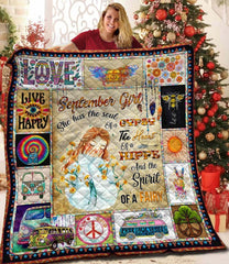 Hippie Peaceful bedding Quilt blankets 3d 001