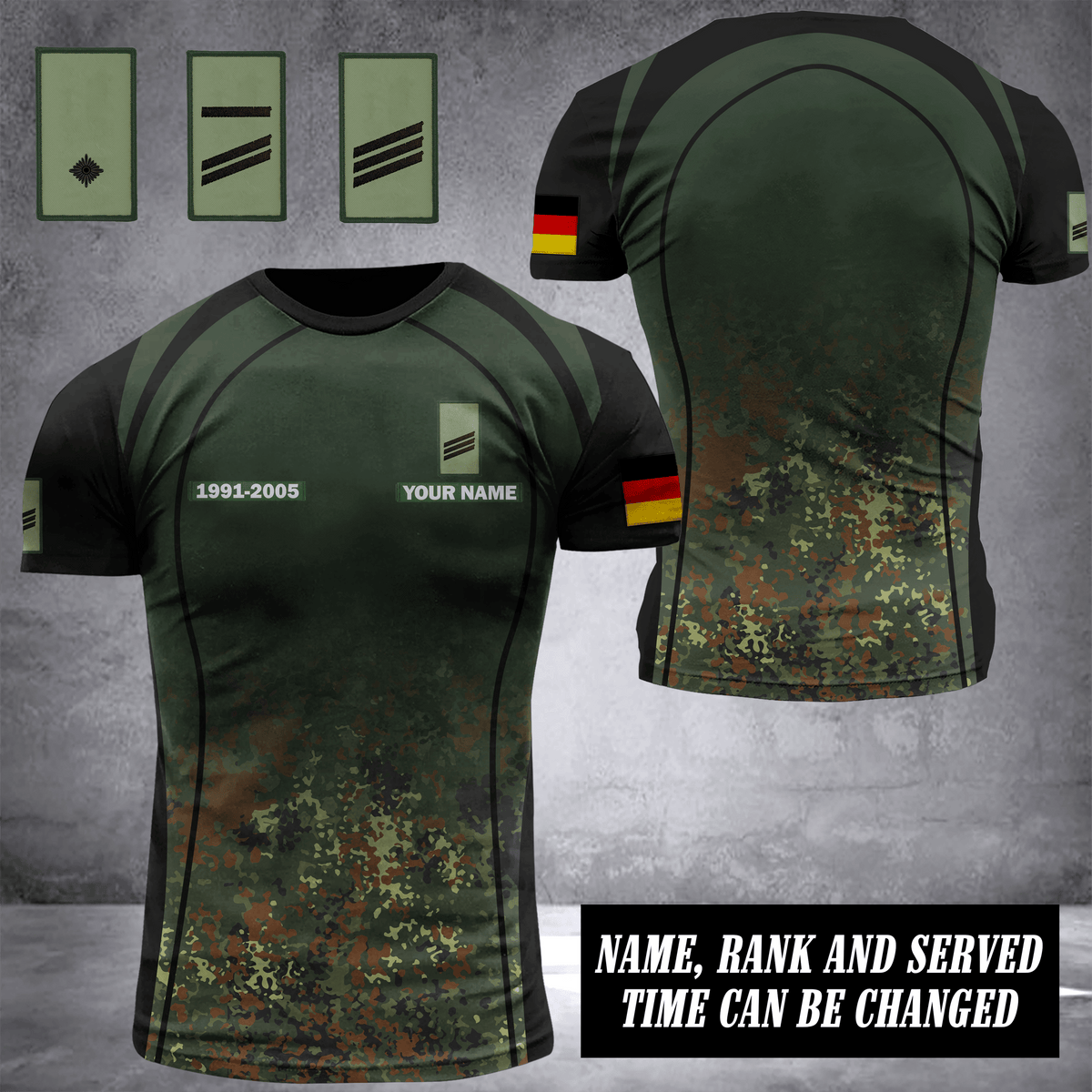 Germany rank customize T-shirt 245