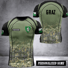 Graz Austria pun camo customize T-shirt