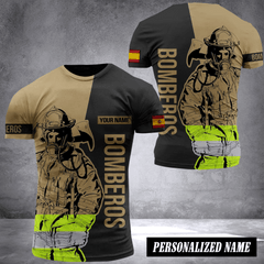Firefighter Spain customize T-shirt 245