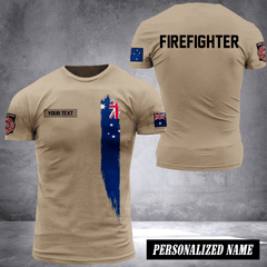 Firefighter Australia customize T-shirt 2452