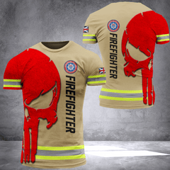 Firefighter UK customize T-shirt 2452