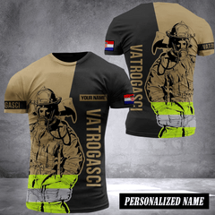 Firefighter Croatia customize T-shirt 245