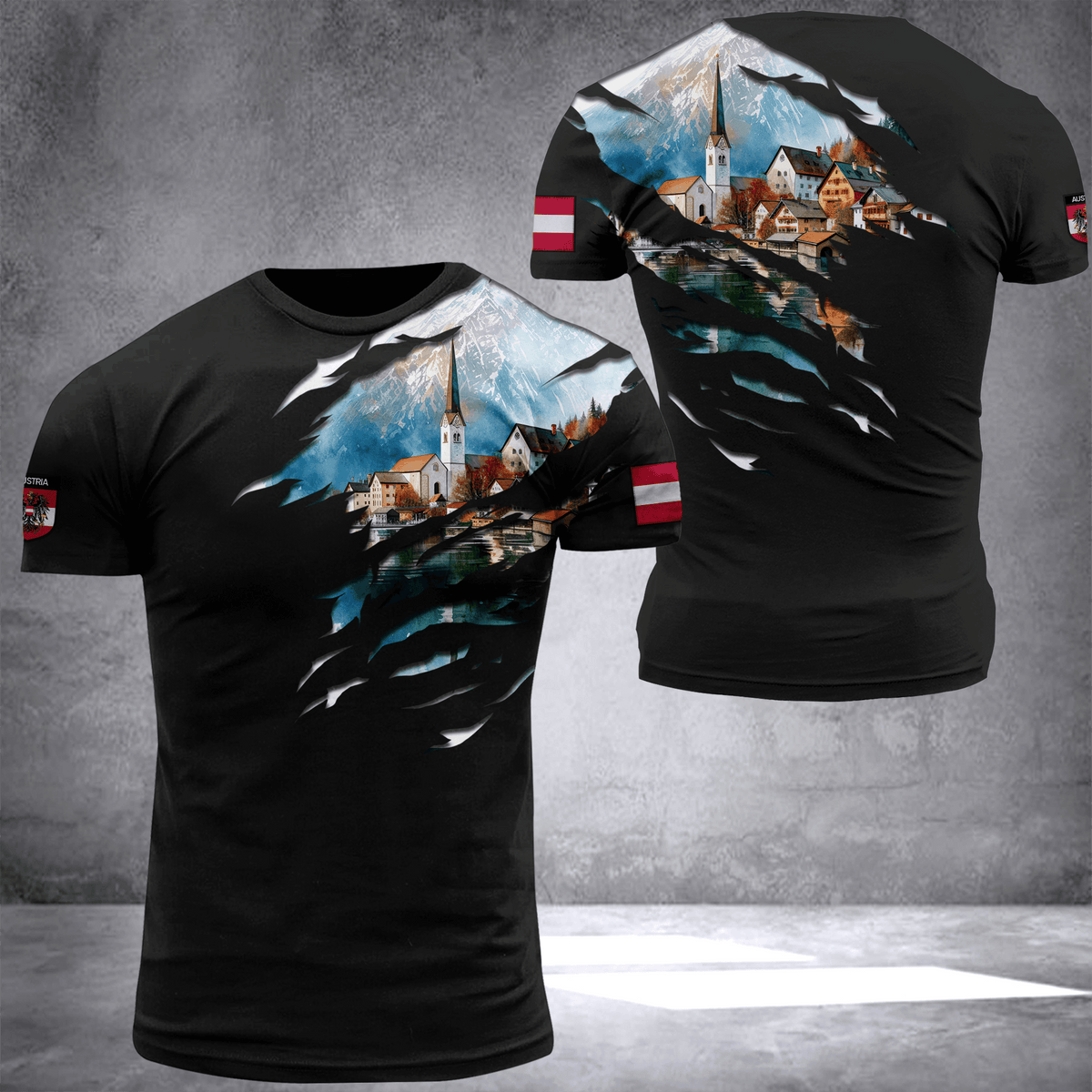Austria art customize T-shirt