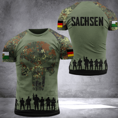 Sachsen soldier camo T-shirt 2409