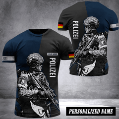 German polizei custom T-shirt 2509