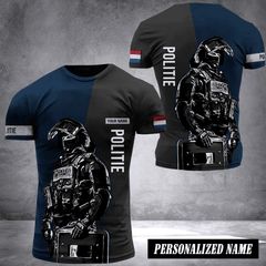 Netherlands police custom T-shirt 2509