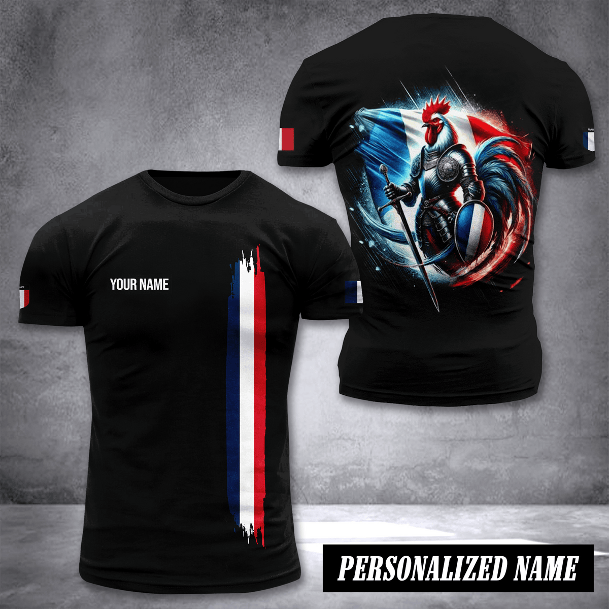 France customize T-shirt 5210